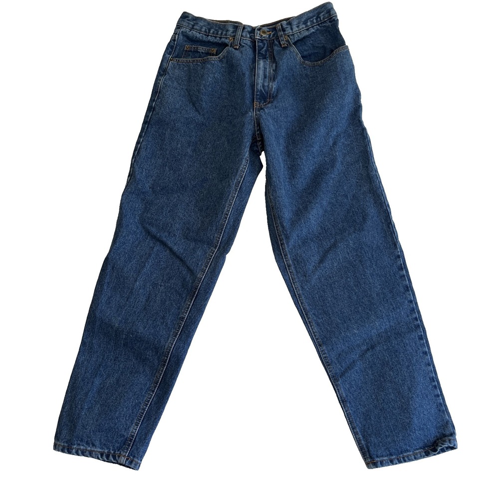 Saugatuck Denim Jeans Mens 32x30 Regular Fit Tapered Leg Medium Wash 100% Cotton